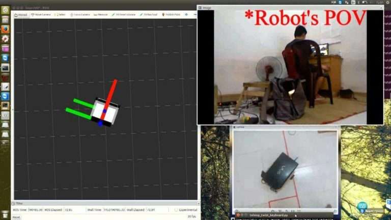UTE — SLAM — Simultaneous Localization and Mapping using Kinect, Android and Robot Operating System