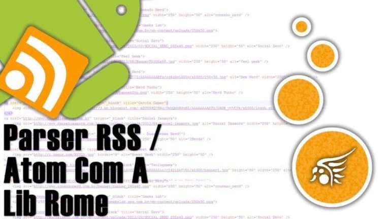 Parser RSS e Atom com a lib Rome no Android