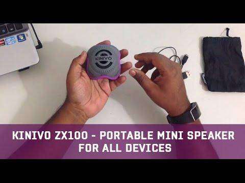 Portable Mini Speaker For Mobile Kinivo ZX100 Review