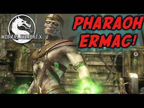 PHARAOH ERMAC MAXED OUT Gameplay & Review. All stats and special moves. MKX Mobile New Update 1.9
