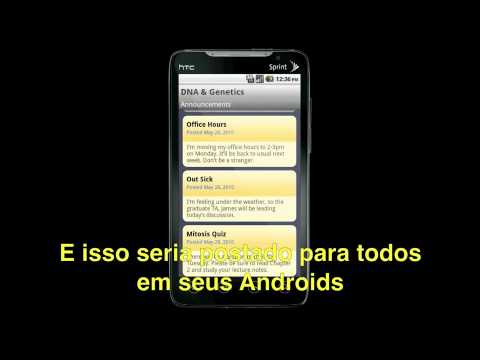 Tutorial do Blackboard Mobile Learn para Android