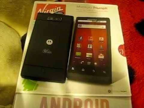 Motorola Triumph Android phone by Virgin mobile review