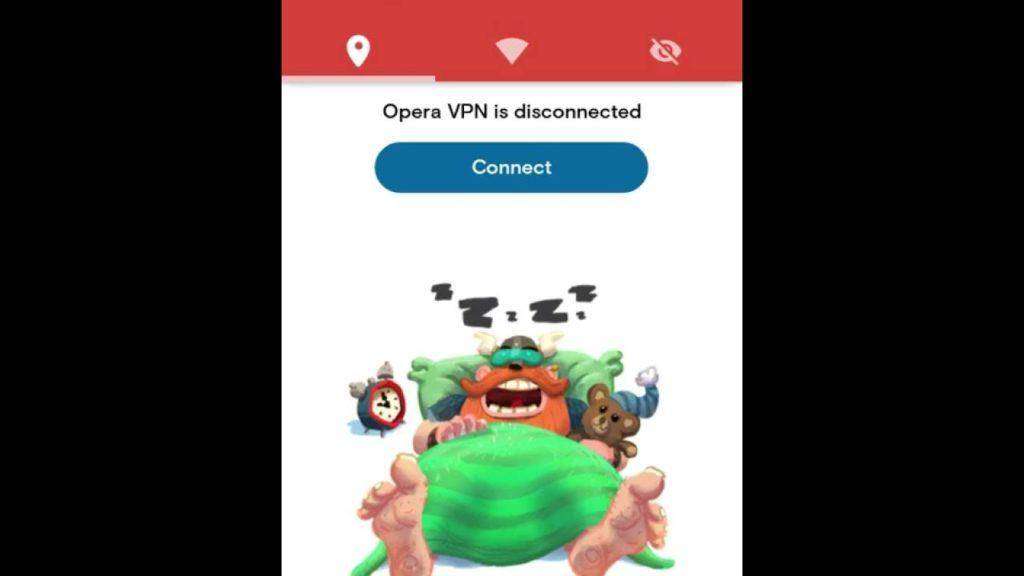 Speedtest Opera VPN on Android