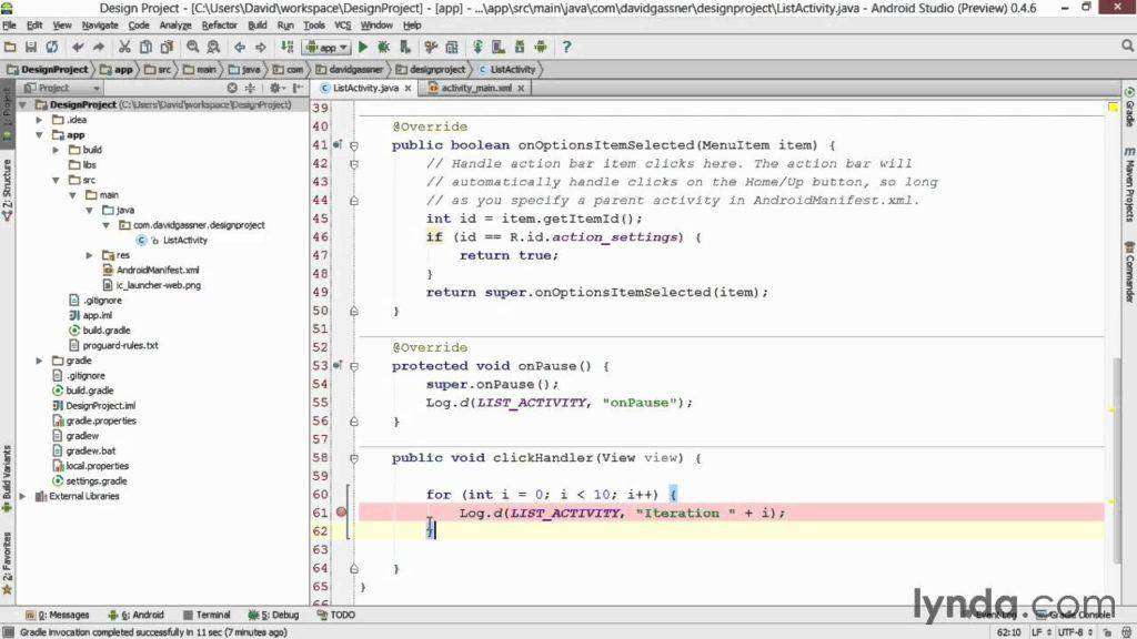 How to debug in Android studio