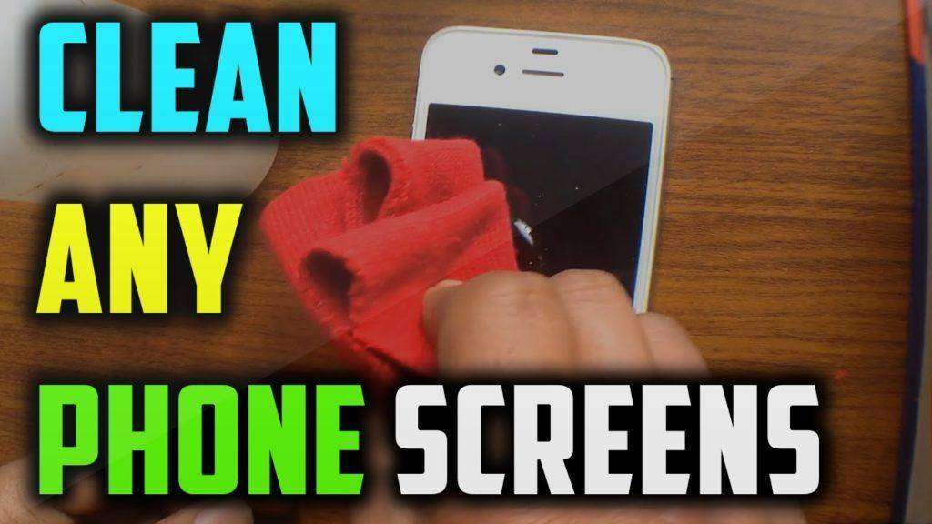 HOW TO CLEAN ANDROID OR IPHONE SCREENS EASY TUTORIAL 2016!