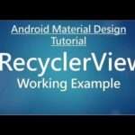 1193 Android Material Design - 09 - RecyclerView Example