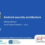 1339 Android security architecture (by Nikolay Elenkov)