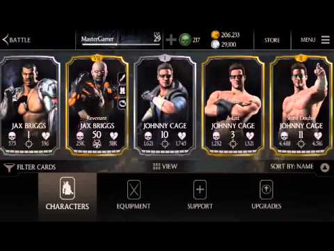MKX MOBILE REVIEW:EQUIPMENTS,CHARACTERS,ETC.
