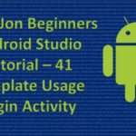 1476 Beginners Android Studio Tutorial – 41 Template Usage Login Activity