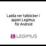 1614 Ladda ner talböcker med appen Legimus för Android