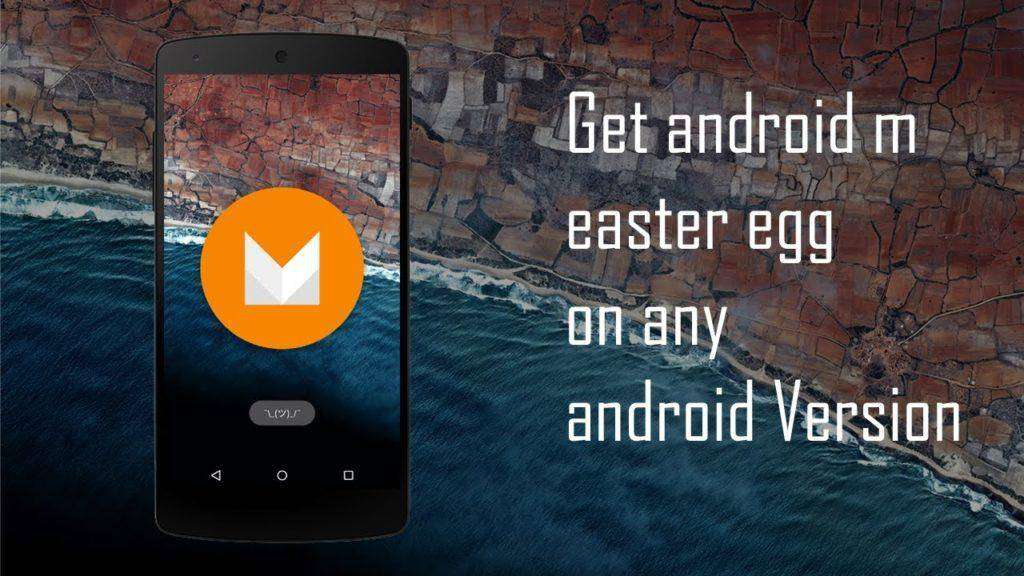 How to get Android M easter egg on any Android version.