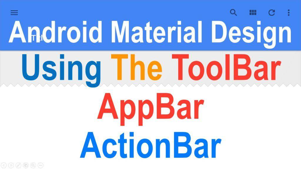 215 Android ToolBar Tutorial | coursetro.com