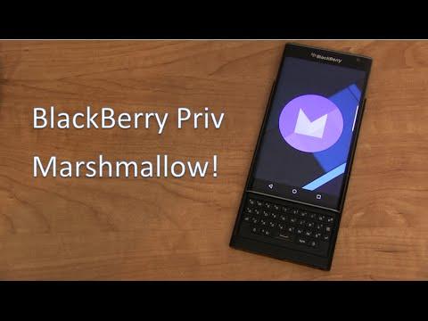 BlackBerry Priv Android 6.0.1 Marshmallow Update