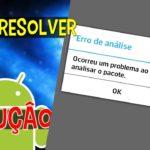 2390 Como resolver o "ERRO DE ANALISE" no Android