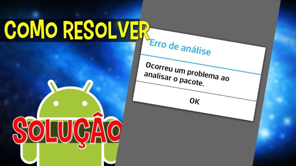 Como resolver o «ERRO DE ANALISE» no Android