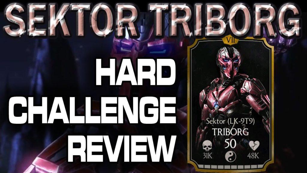 SEKTOR TRIBORG CHALLENGE (Triborg madness) in MKX Mobile (Hard) review.
