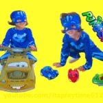 2678 PJ MASKS CATBOY CAT-CAR OWLETTE GLIDER GEKKO MOBILE Toys Review | itsplaytime612