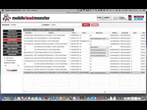 Mobile Lead Monster Review — Video Demo