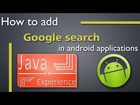 How to add Google search in your android app