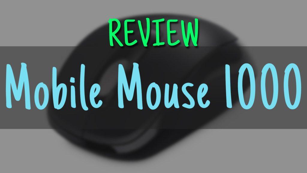 Microsoft Wireless Mobile Mouse 1000 Review