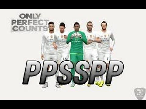 PES 2017: Real Madrid. Mega  ( PPSSPP ) Android
