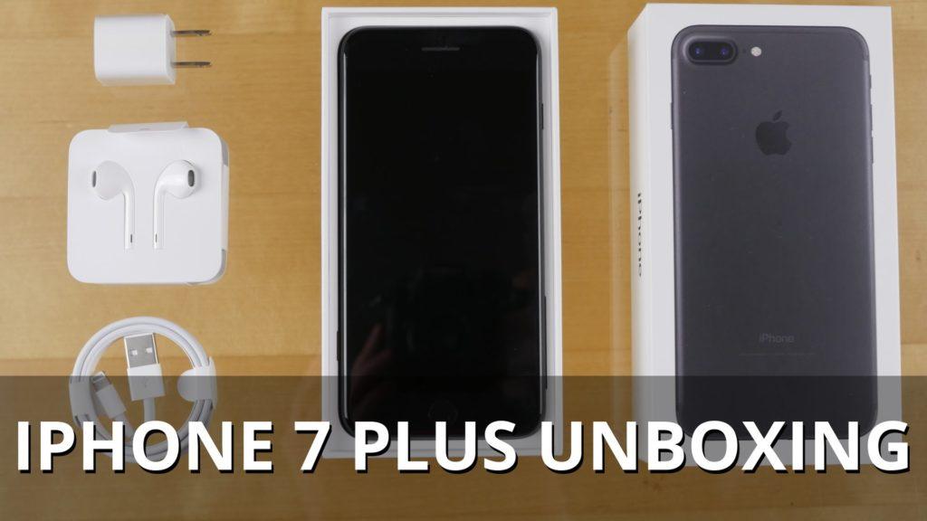 Apple iPhone 7 Plus unboxing