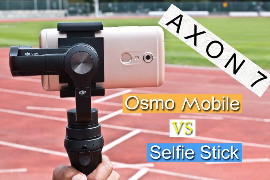 DJI Osmo Mobile vs Selfie Stick — ZTE Axon 7 Stabilization Test! (Part 3 of 9)