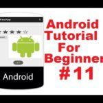 3400 Android Tutorial for Beginners 11 # Android RatingBar Basics