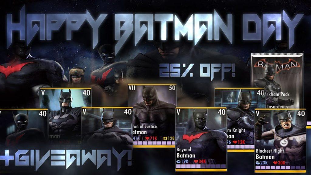 Batman Day Giveaway! Injustice Gods Among Us 2.11! IOS/Android
