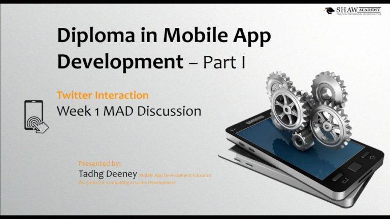 Week 1 Assignment — Shaw Academy Mobile App Development Review