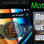 3753 Moto G4  & G4 PLUS (2 NEW Alternative Weather & Clock Widgets)