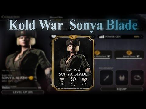 Kold War Sonya Blade is still the Boss Lady? Gameplay & REVIEW in MKX Mobile 1.9 new update