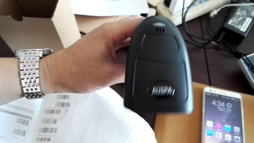 AUSPA H271B Bluetooth Wireless 2D Barcode Scanner Review (connect your mobile phone)