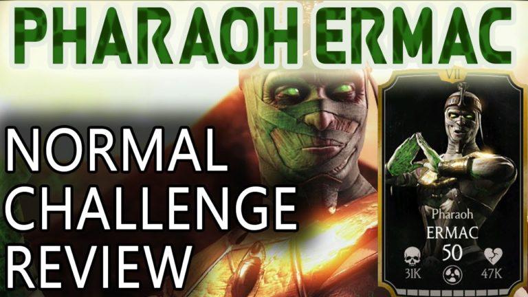 PHARAOH ERMAC CHALLENGE in MKX Mobile (Normal) review.