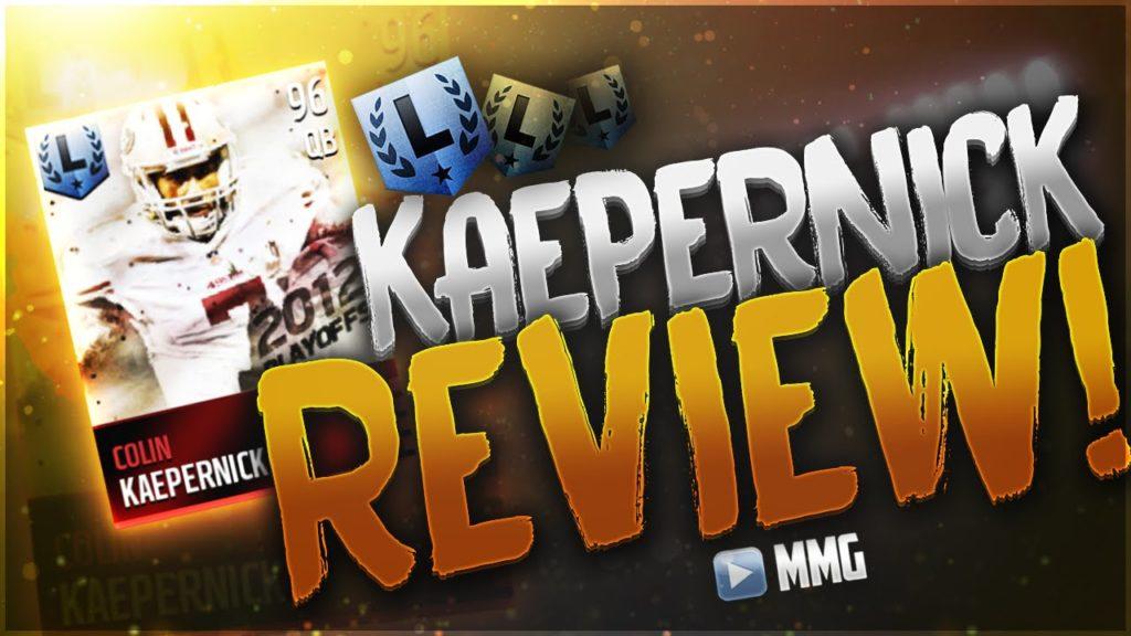 Legend Colin Kaepernick Gameplay/Review! (I’m Buns) Madden Mobile 16