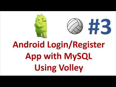 Android Login/Register App using Volley -03- Code and Test Login.php