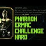 4124 PHARAOH ERMAC CHALLENGE(Hard) REVIEW. Last Towers and Boss Ermac Battle. MKX MOBILE 1.9 NEW UPDATE