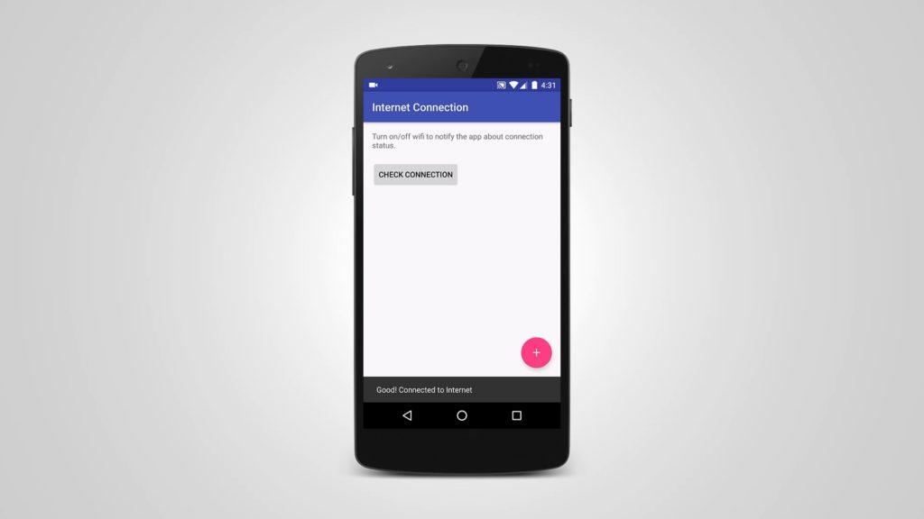 Android Detecting Internet Connection Status (Demo)