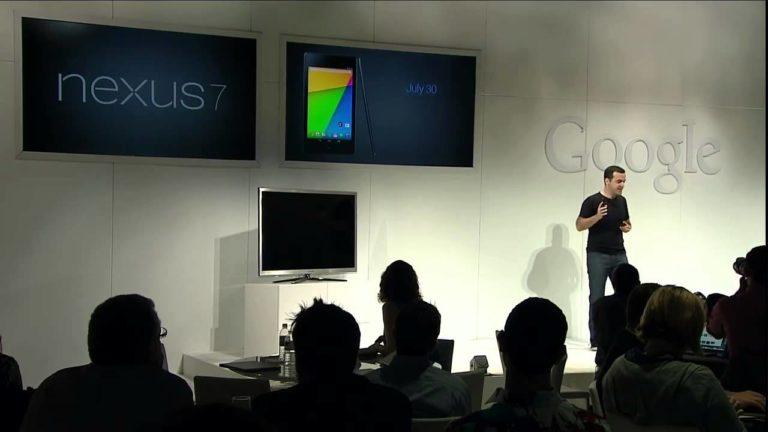 Google event «Breakfast with sundar pichai» New Nexus 7 Android 4.3 and Chromecast