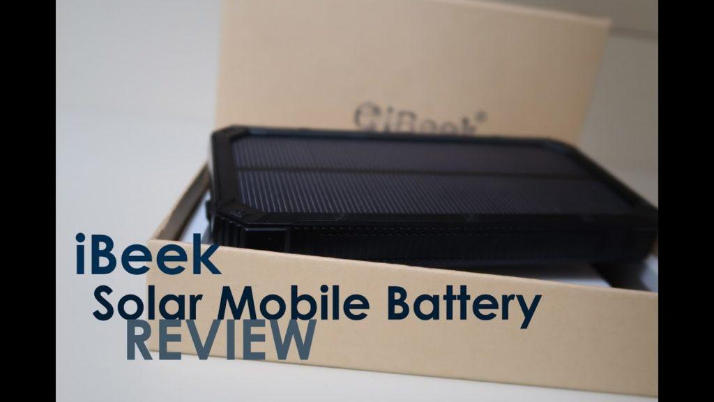 iBeek Solar Mobile Battery — Quick Review!