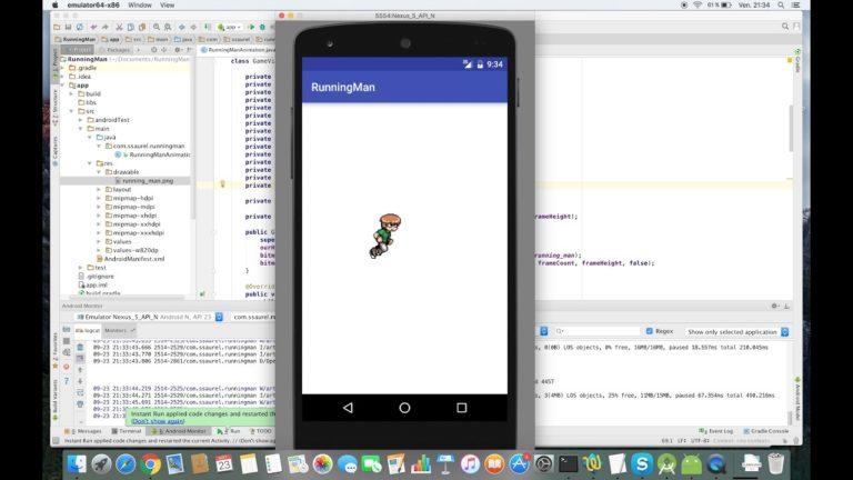Create a Running Man Game Animation on Android