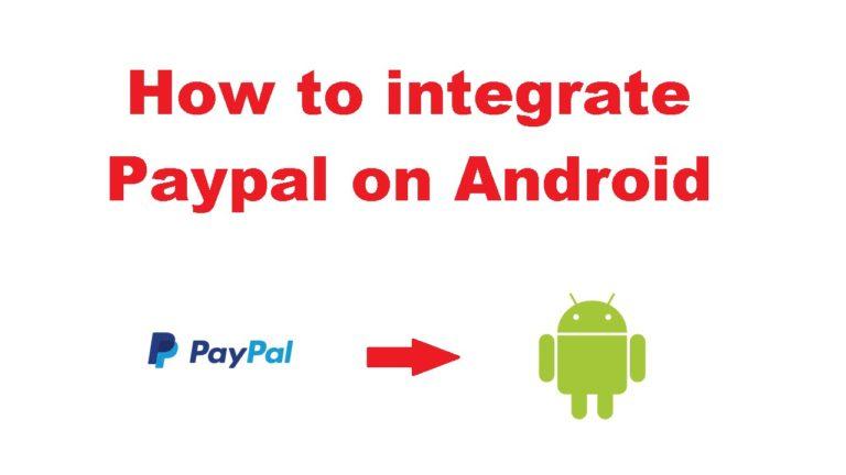 Tutorial — payment with Paypal on Android