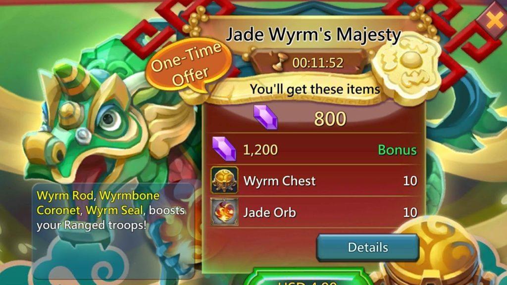 Jade Wyrm :: Lords Mobile :: Relic | Monster review/guide