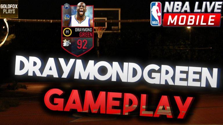 92 DRAYMOND GREEN GAMEPLAY REVIEW!! | NBA LIVE MOBILE