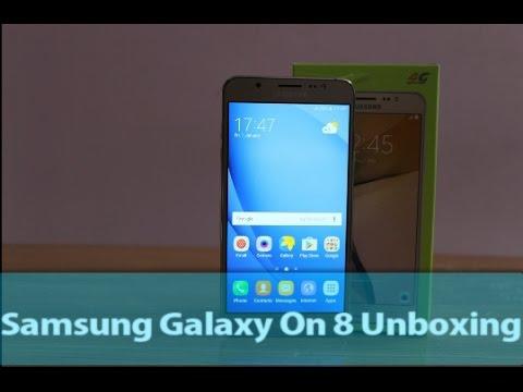 [Hindi] Samsung Galaxy On 8 Unboxing & Overview