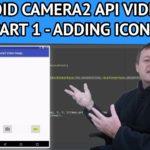 4661 Android Camera2 API Video App - Part 1 How to add icons using android studio