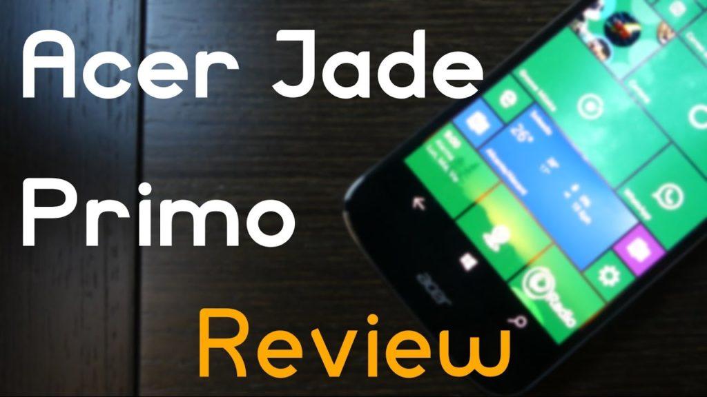 Acer Jade Primo — Review en español | Windows 10 Mobile