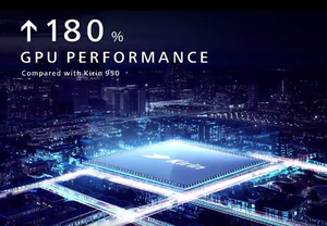 GPU performance is 180% better on the Kirin 960 chip