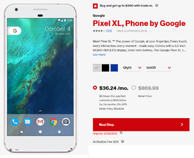 New and existing Verizon customers can get back as much as $400 with the purchase of a Google Pixel or Pixel XL, and the trade-in of a working phone