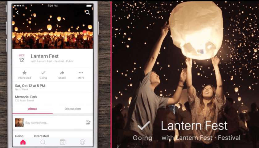Facebook Events lets you discover and organize all your social events